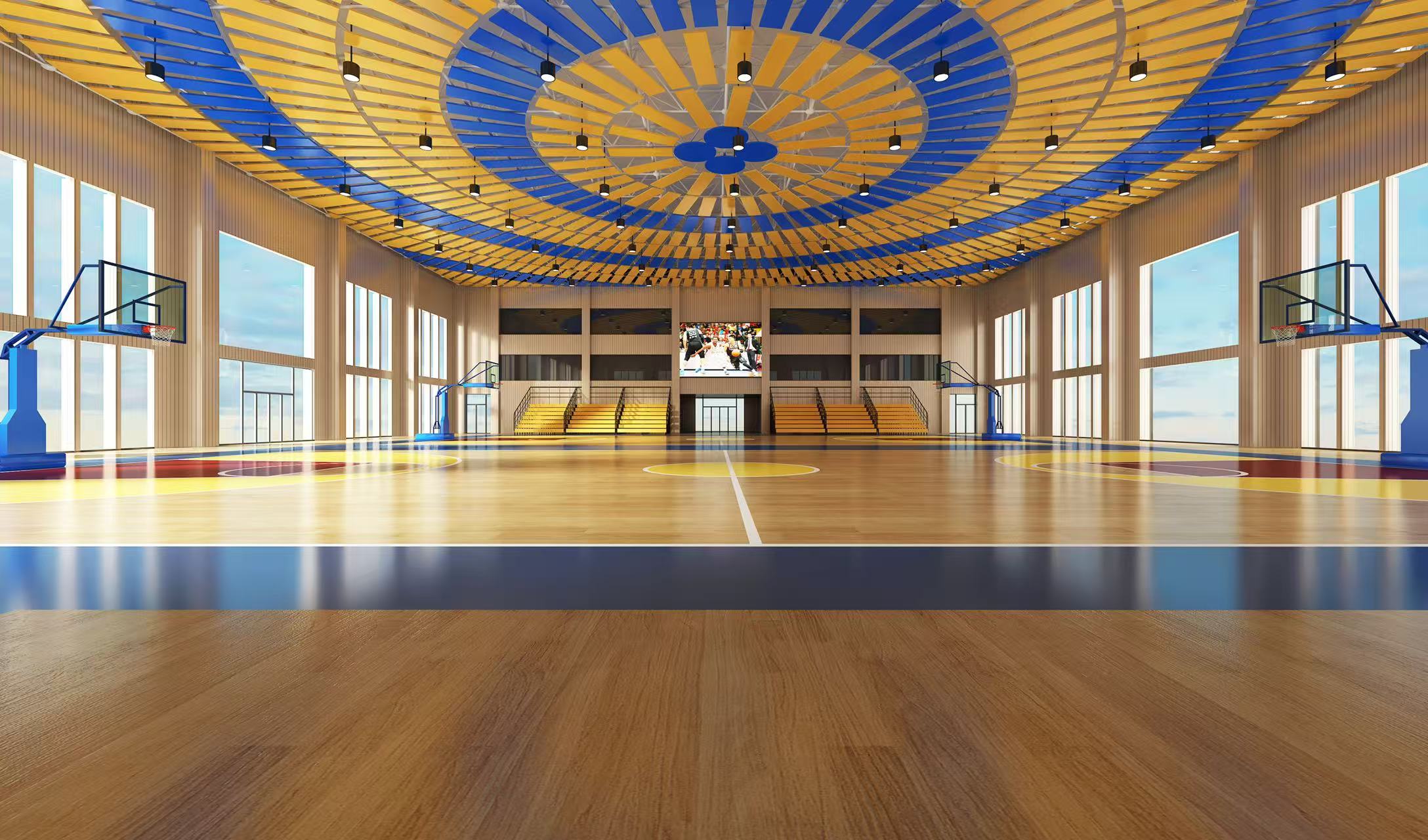 河北海兴县体育馆